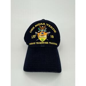 US Navy‎ USS Mesa Verde LPD-19 Command Issued Cap Adjustable Hat United States